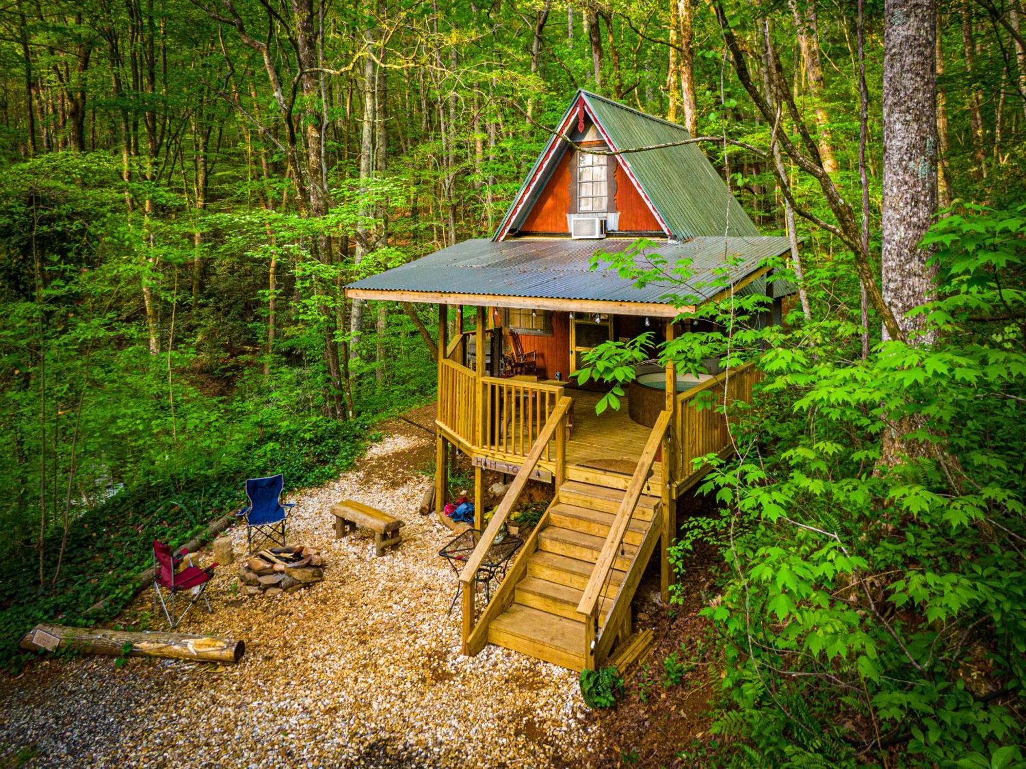 Bear Creek Lodge And Cabins In Helen Ga - Pet Friendly, River On Property, Walking Distance To Downtown เฮเลน ภายนอก รูปภาพ